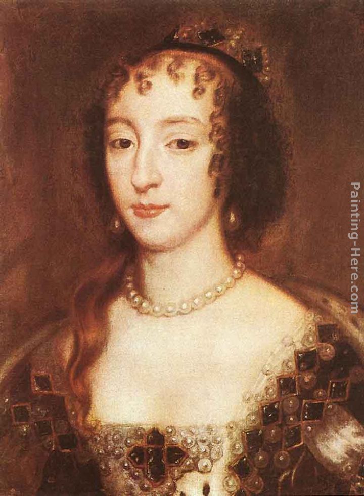 Henrietta Maria of France, Queen of England painting - Sir Peter Lely Henrietta Maria of France, Queen of England art painting
